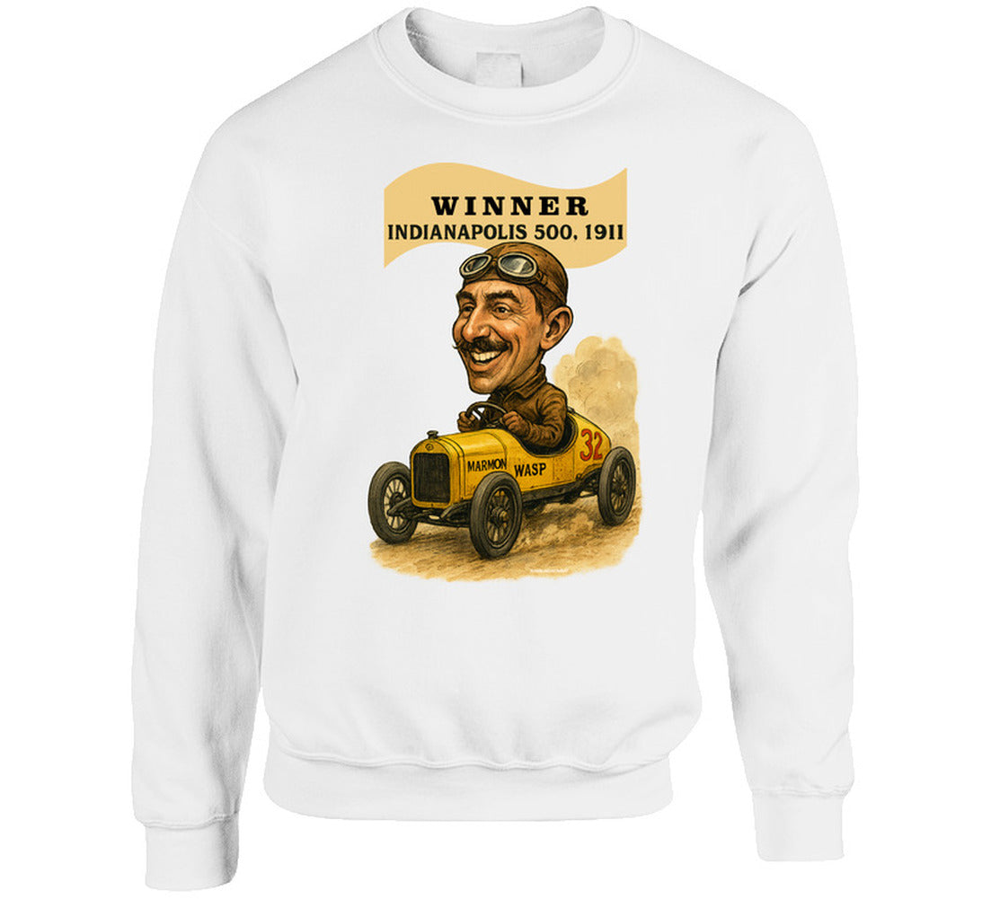  “Illustration of Marmon Wasp race car – 1911 Indy 500 winner”
