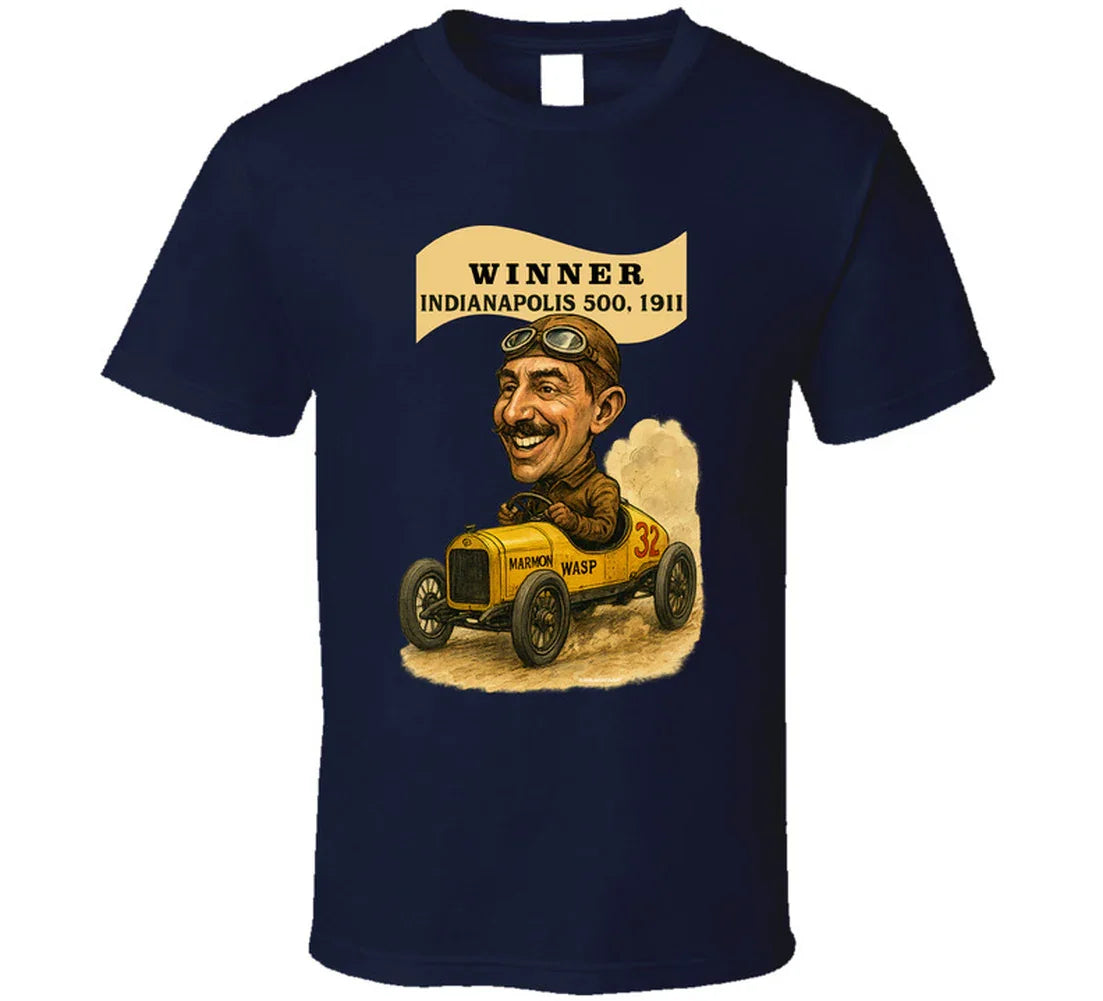 “Illustration of Marmon Wasp race car – 1911 Indy 500 winner”

