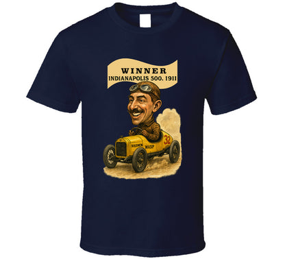  “Illustration of Marmon Wasp race car – 1911 Indy 500 winner”
