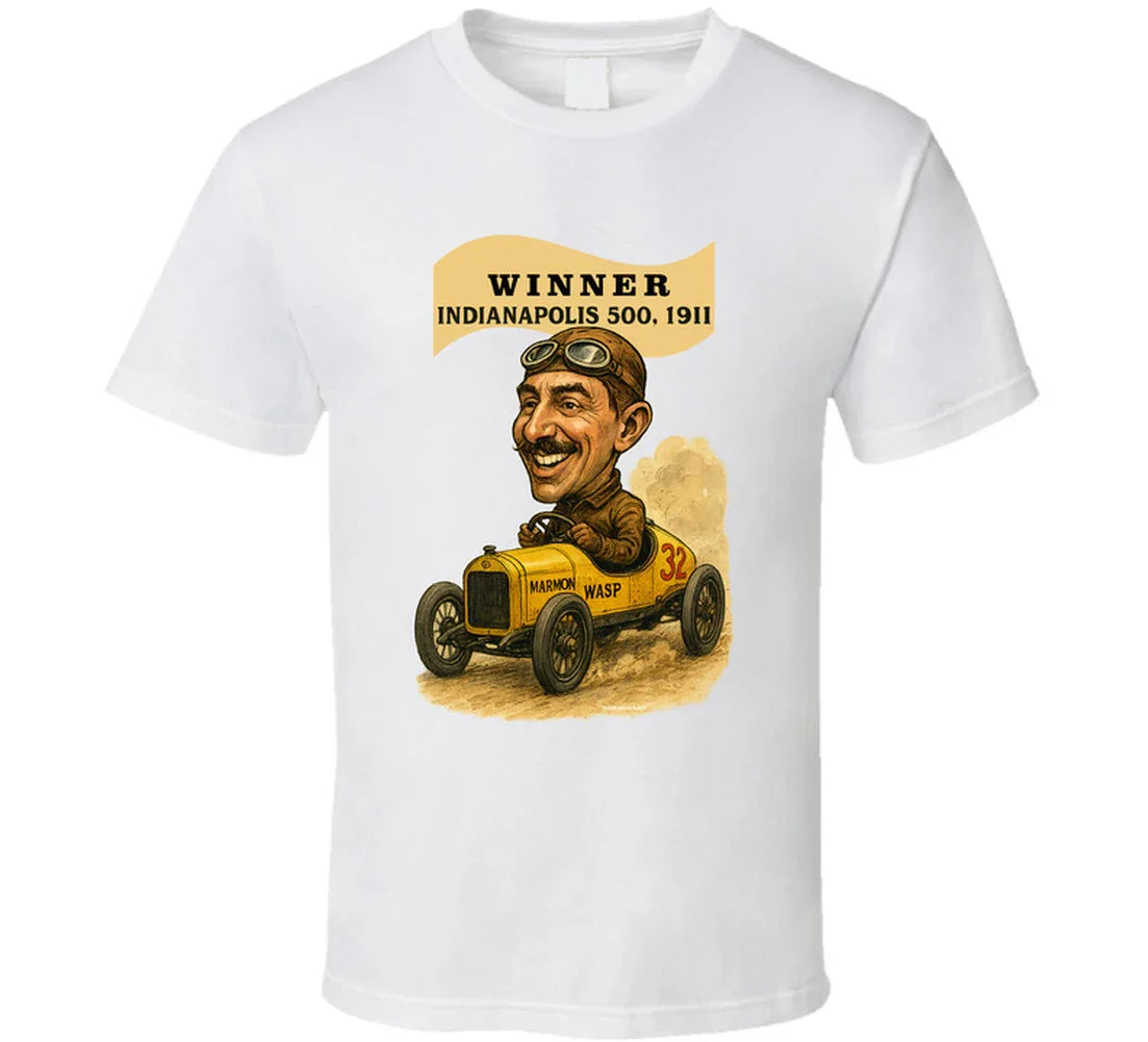 “Illustration of Marmon Wasp race car – 1911 Indy 500 winner”
