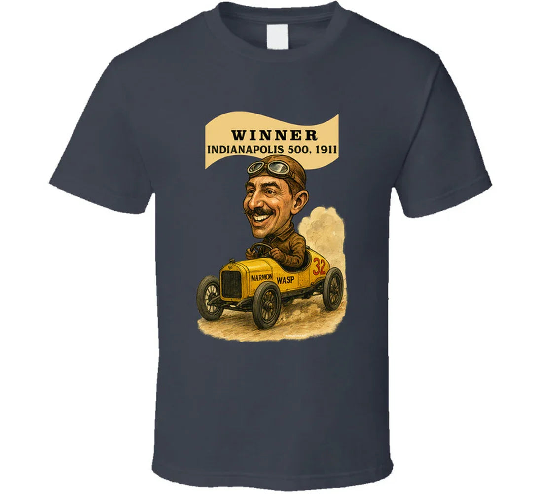 “Illustration of Marmon Wasp race car – 1911 Indy 500 winner”
