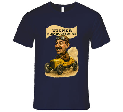 “Illustration of Marmon Wasp race car – 1911 Indy 500 winner”
