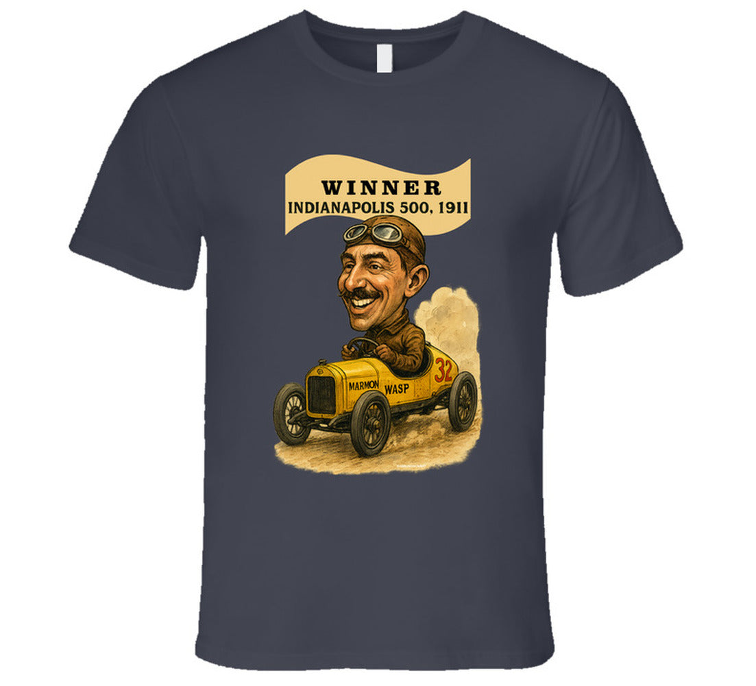 “Illustration of Marmon Wasp race car – 1911 Indy 500 winner”
