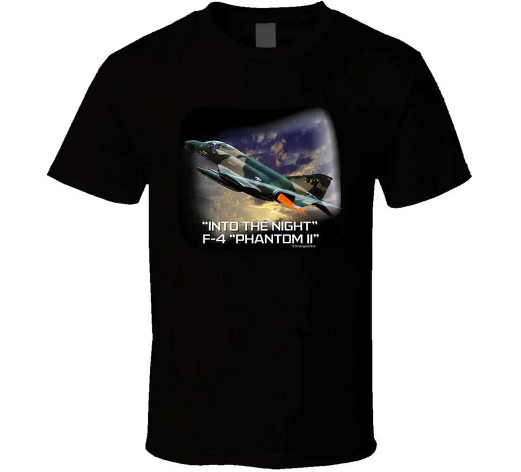 “F-4 Phantom II night flight graphic T-shirt”