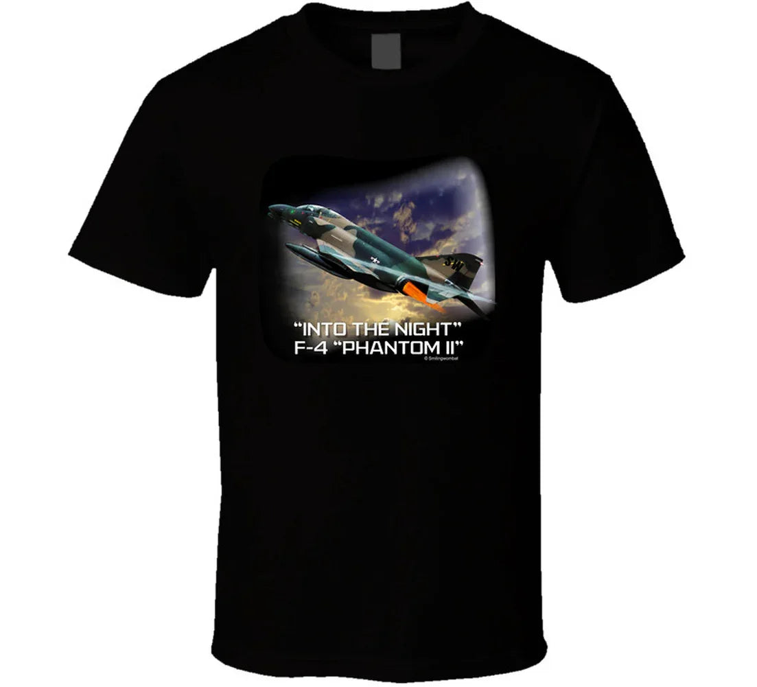 “F-4 Phantom II night flight graphic T-shirt”