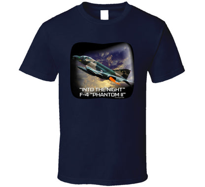 “F-4 Phantom II night flight graphic T-shirt”