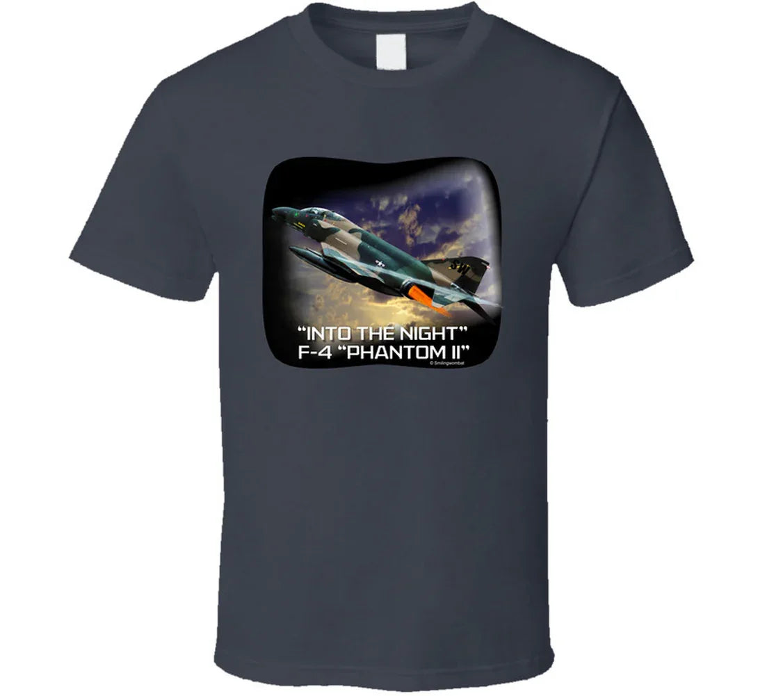 “F-4 Phantom II night flight graphic T-shirt”