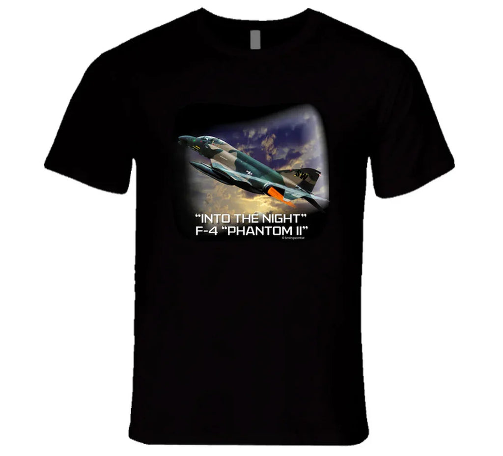 “F-4 Phantom II night flight graphic T-shirt”
