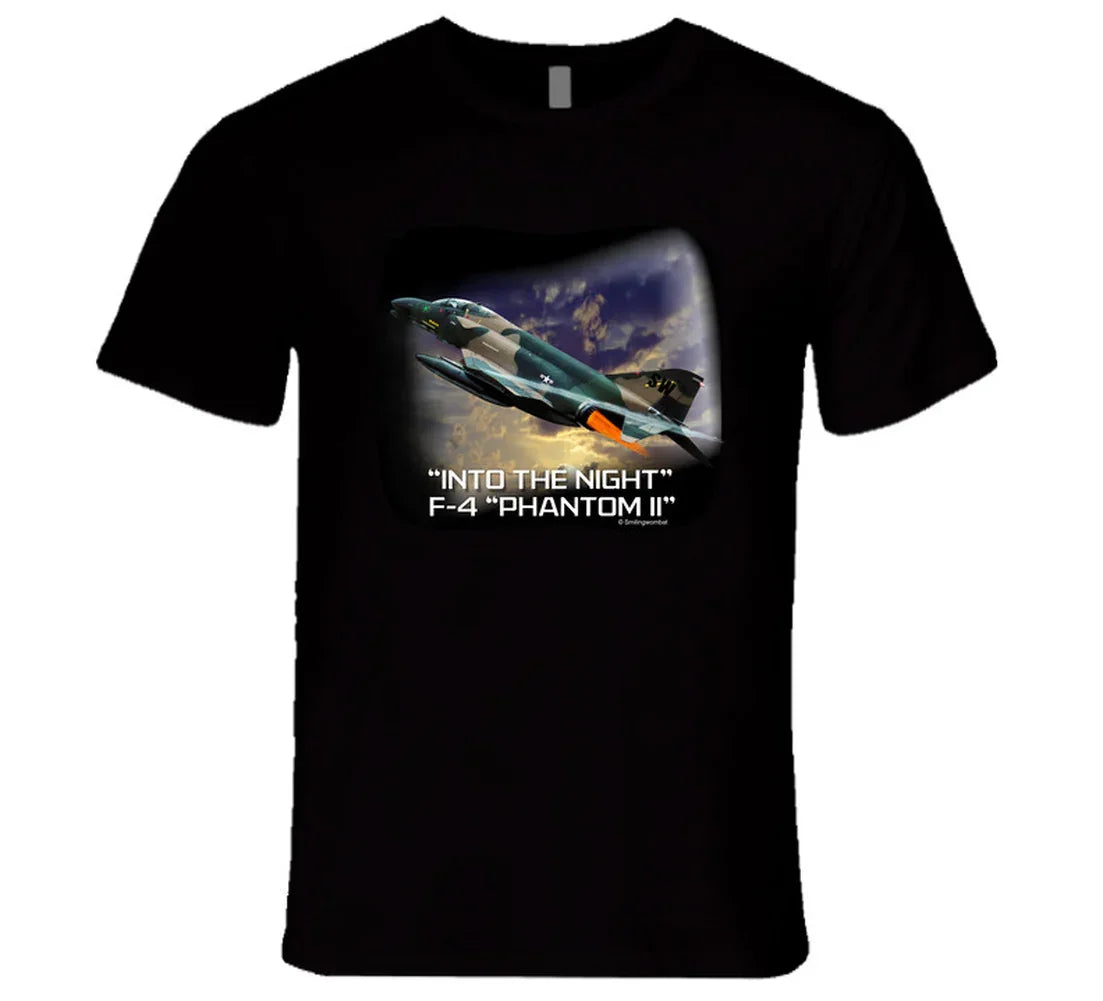“F-4 Phantom II night flight graphic T-shirt”