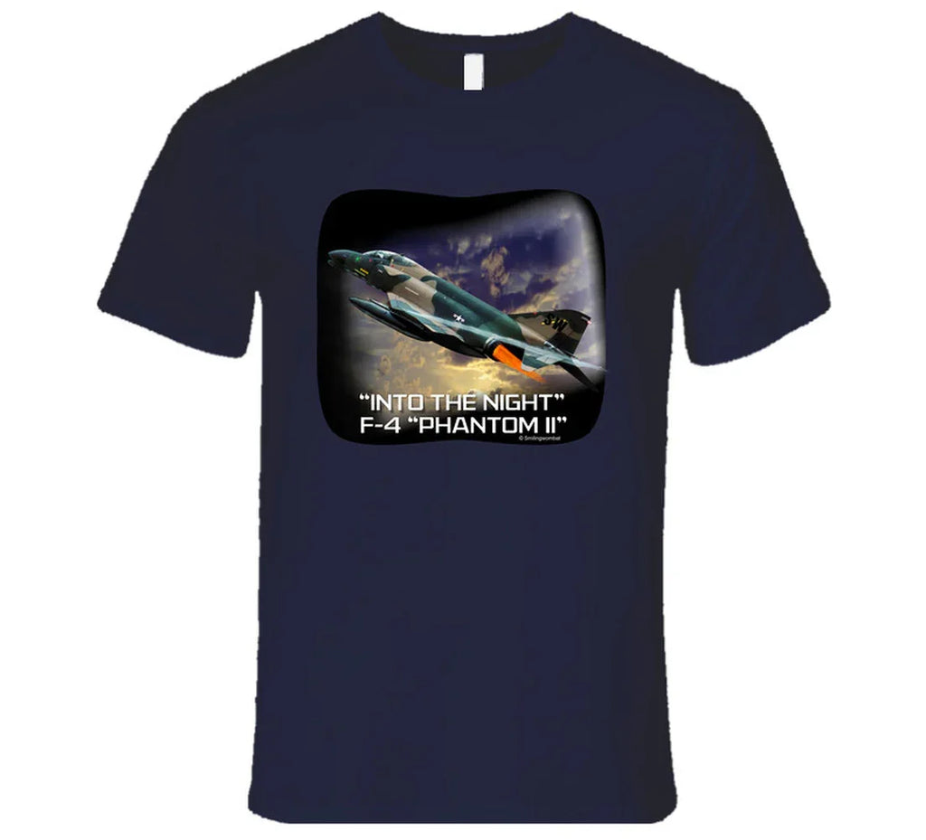 “F-4 Phantom II night flight graphic T-shirt”