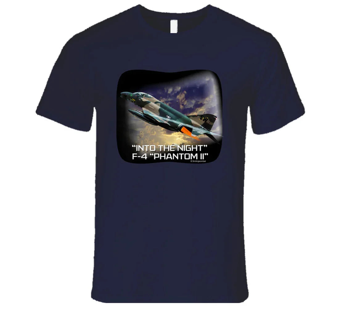 “F-4 Phantom II night flight graphic T-shirt”