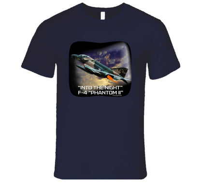 “F-4 Phantom II night flight graphic T-shirt”