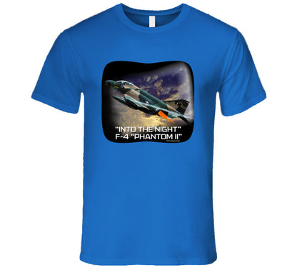 “F-4 Phantom II night flight graphic T-shirt”