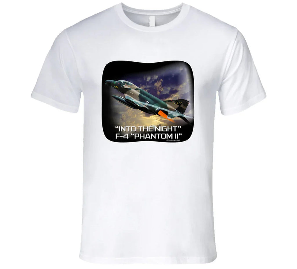 “F-4 Phantom II night flight graphic T-shirt”