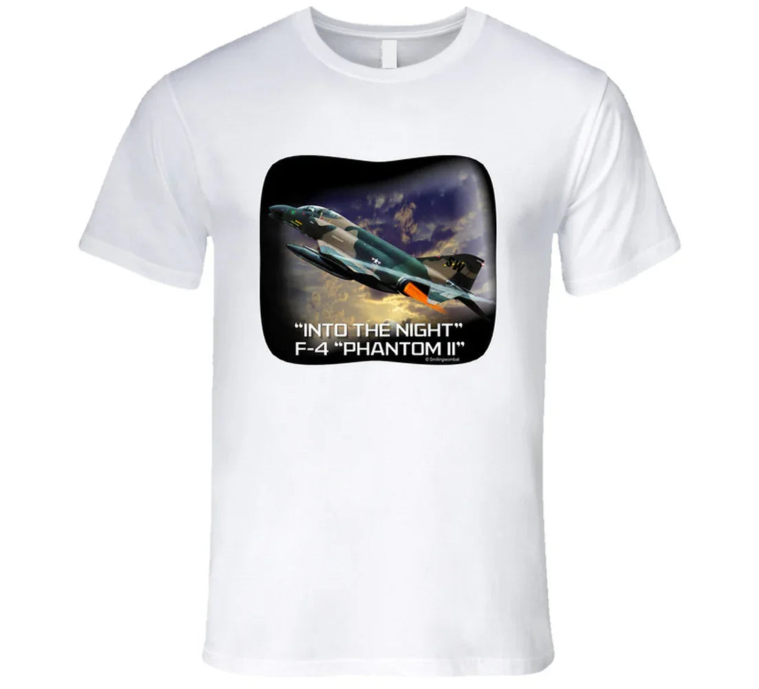 “F-4 Phantom II night flight graphic T-shirt”
