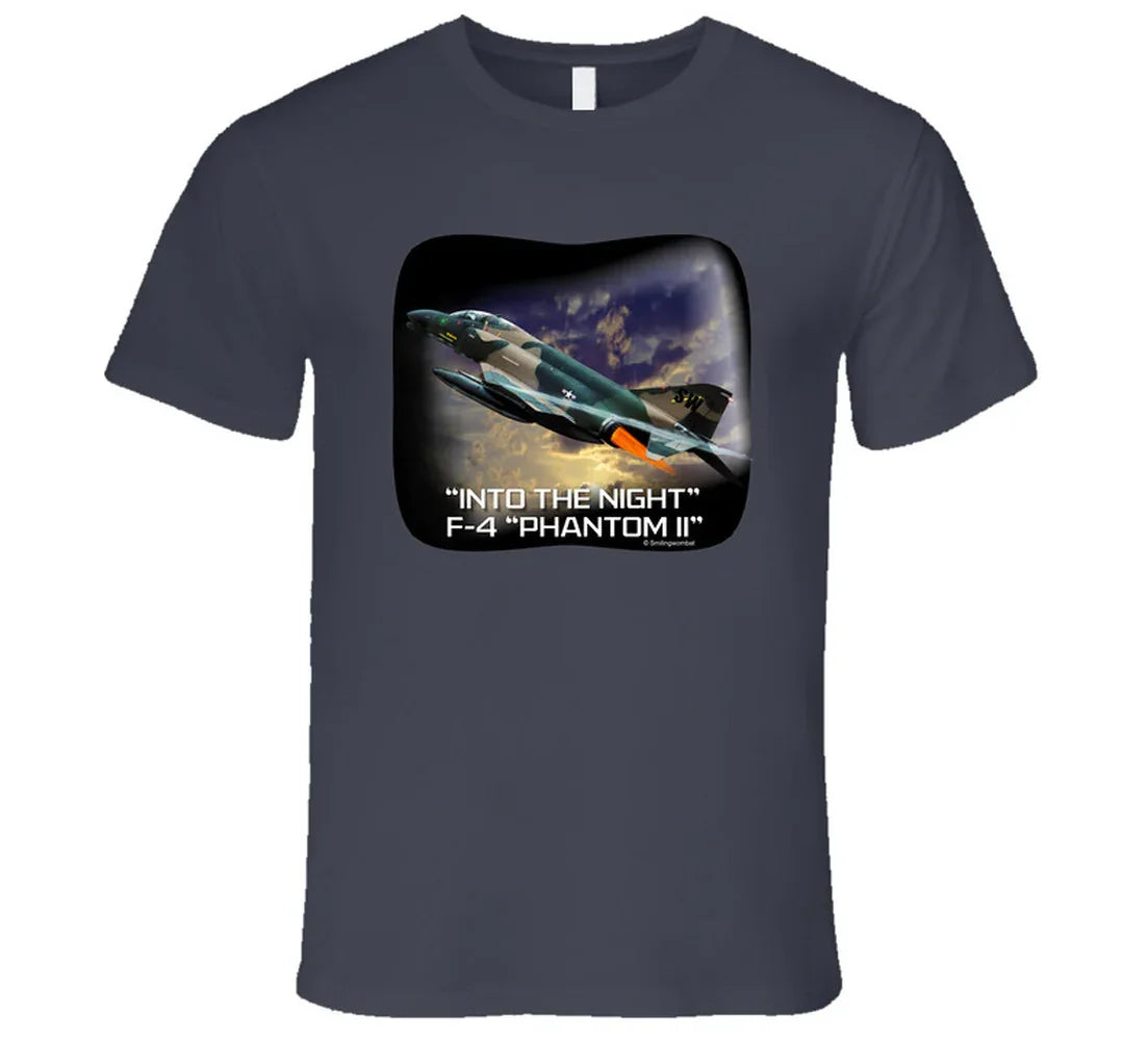 “F-4 Phantom II night flight graphic T-shirt”