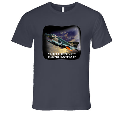 “F-4 Phantom II night flight graphic T-shirt”