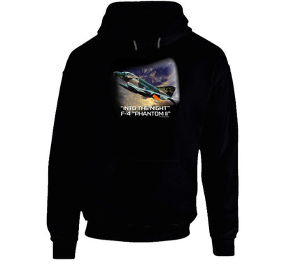 “Supersonic jet hoodie with dramatic night scene”

