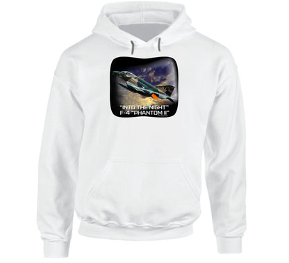 “Supersonic jet hoodie with dramatic night scene”