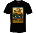 "Lee Ping daredevil frog in monster truck on graphic T-shirt"
