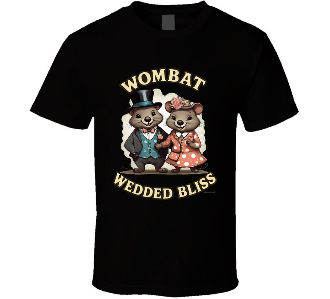 - “Funny wombat wedding t-shirt – Smiling Wombat collection”
