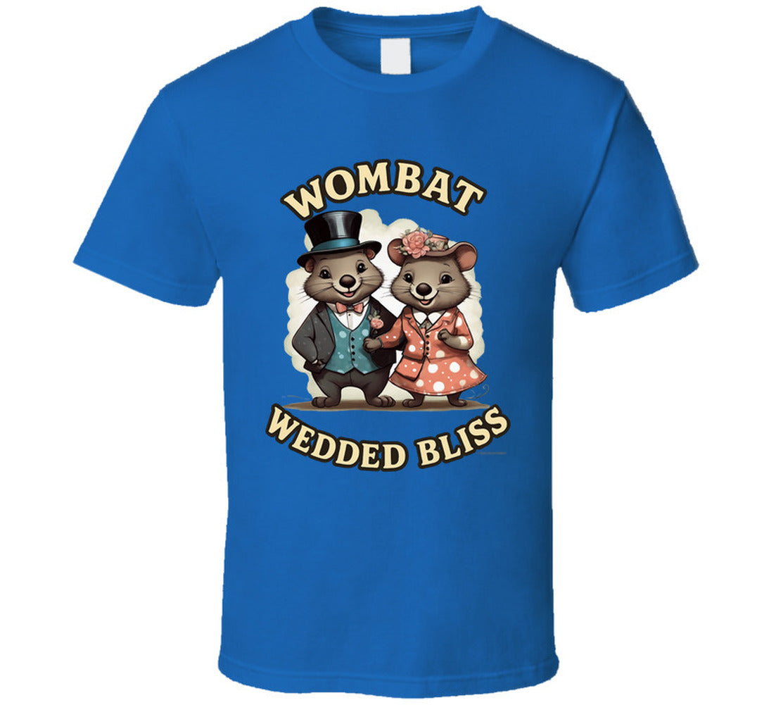 - “Funny wombat wedding t-shirt – Smiling Wombat collection”
