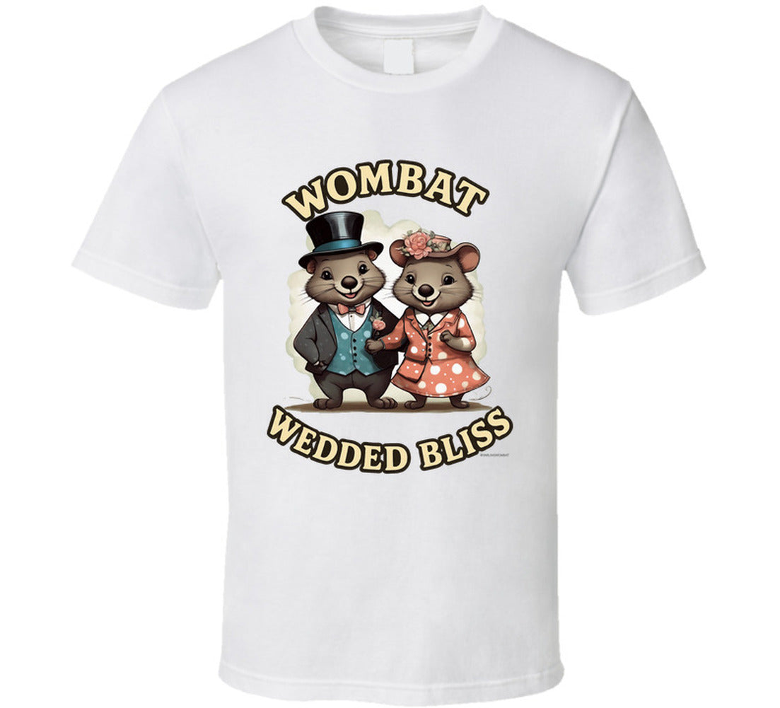 - “Funny wombat wedding t-shirt – Smiling Wombat collection”
