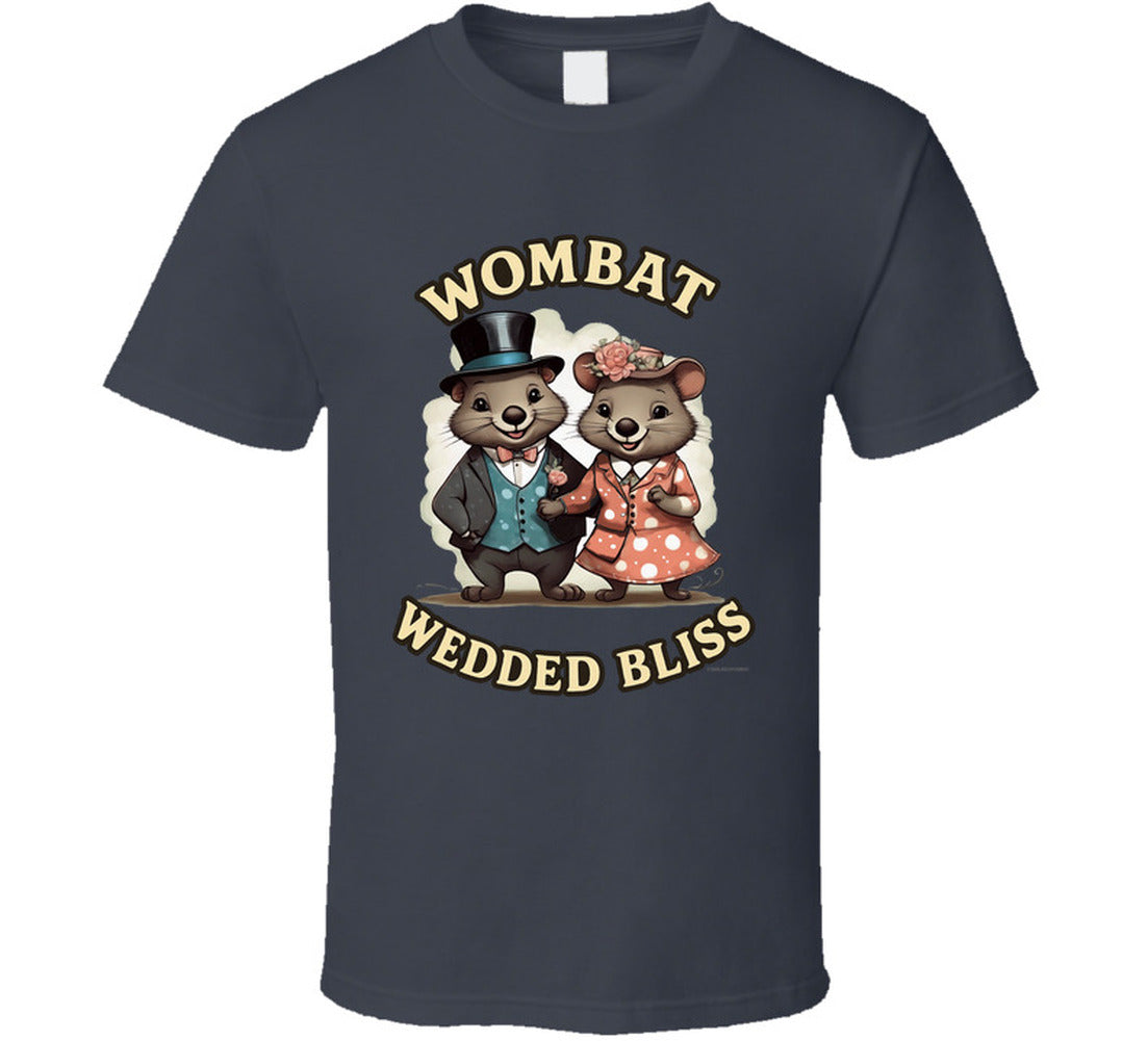 - “Funny wombat wedding t-shirt – Smiling Wombat collection”
