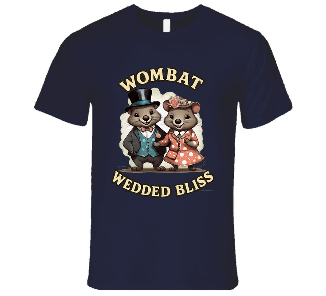 - “Funny wombat wedding t-shirt – Smiling Wombat collection”
