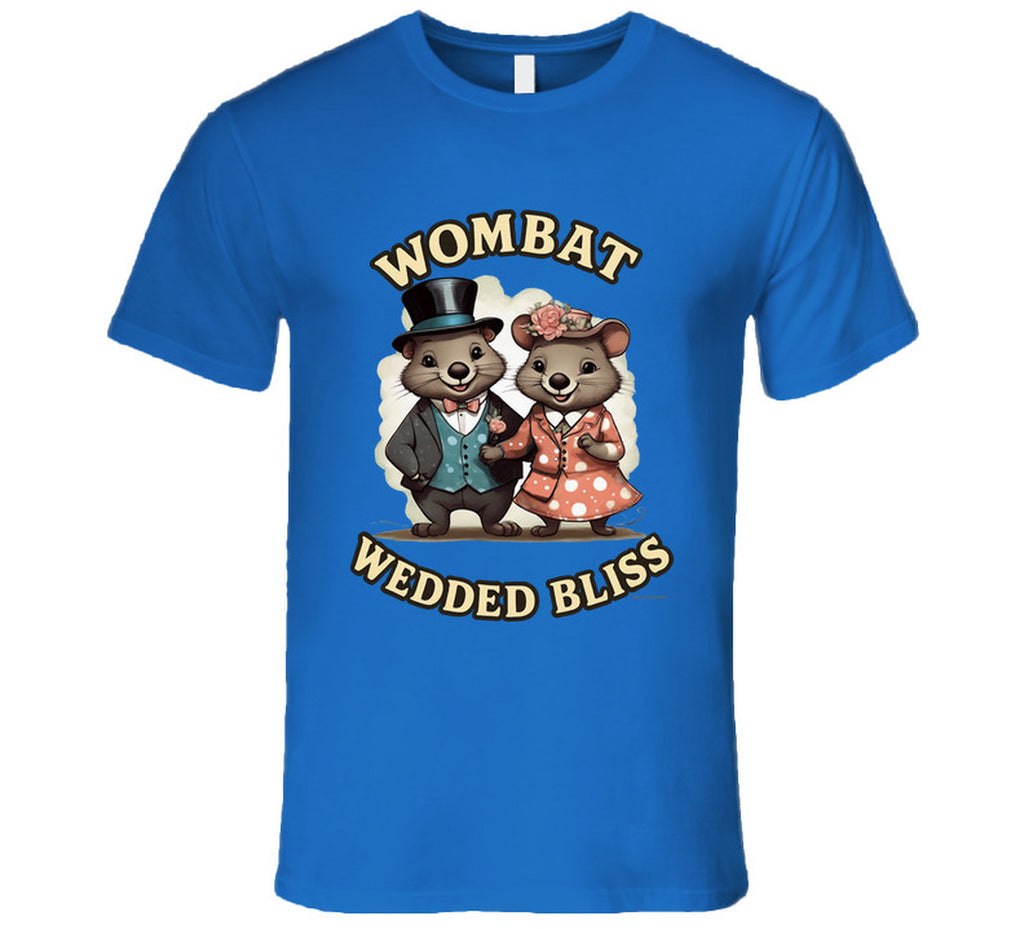 - “Funny wombat wedding t-shirt – Smiling Wombat collection”
