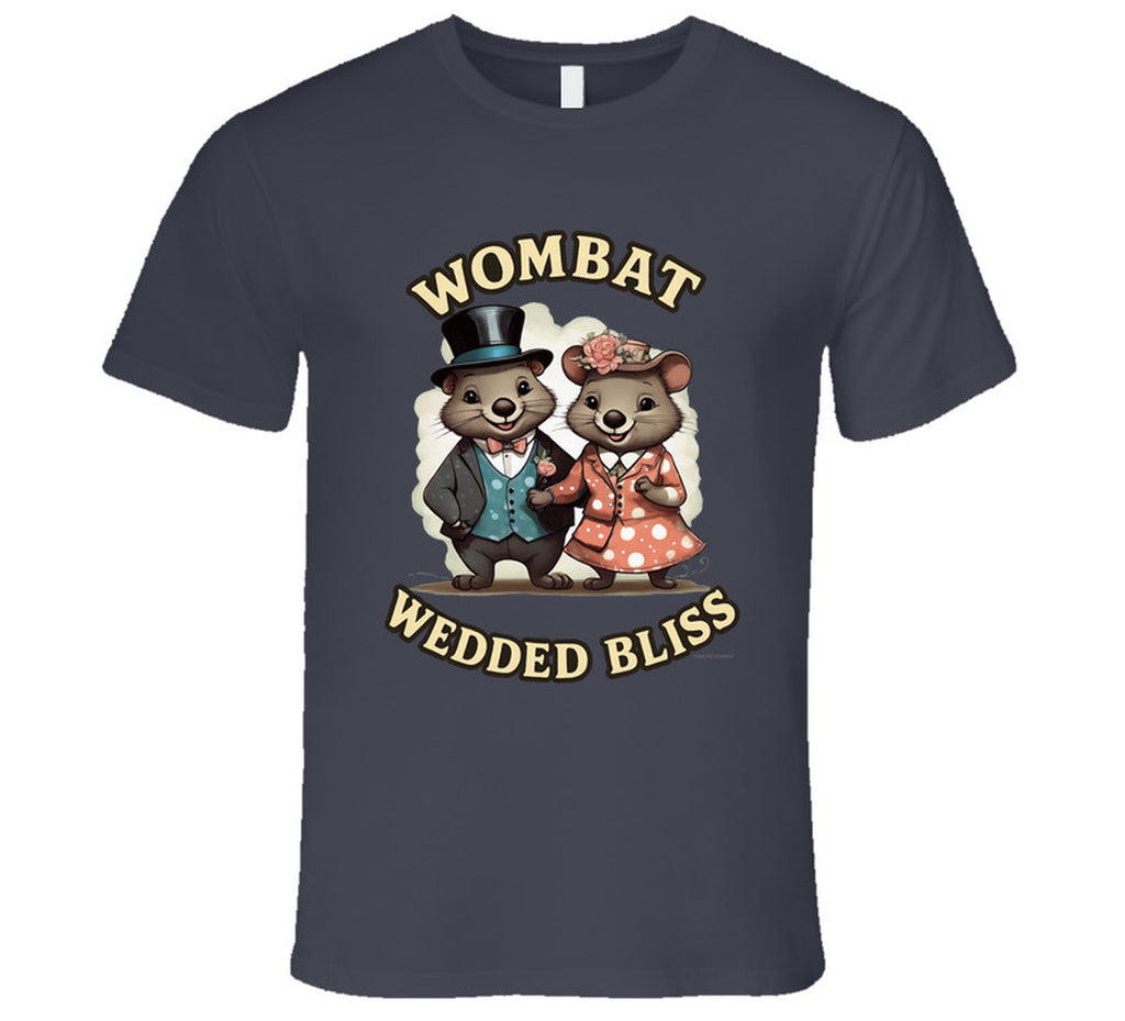 - “Funny wombat wedding t-shirt – Smiling Wombat collection”
