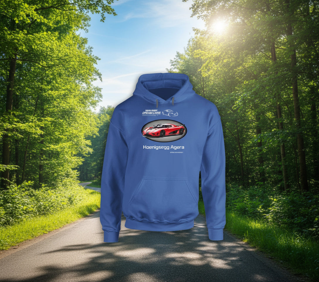 - "Supercar graphic hoodie for speed enthusiasts"
