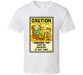 - “Do Not Disturb grandpa snoring T-shirt – Smiling Wombat design”

