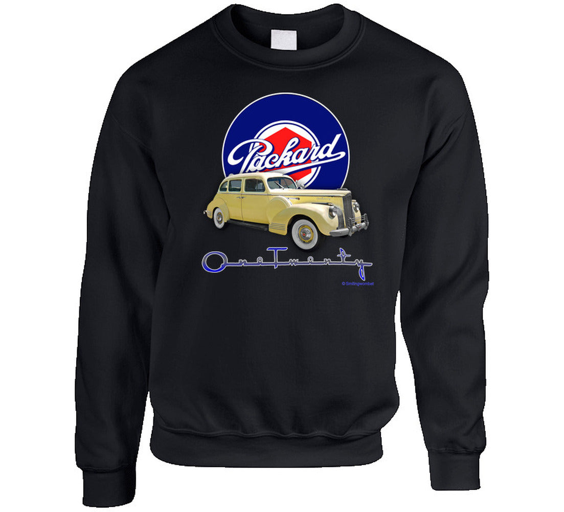  "Smiling Wombat 1931 Packard 120 Vintage Car Sweatshirt"