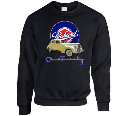  "Smiling Wombat 1931 Packard 120 Vintage Car Sweatshirt"