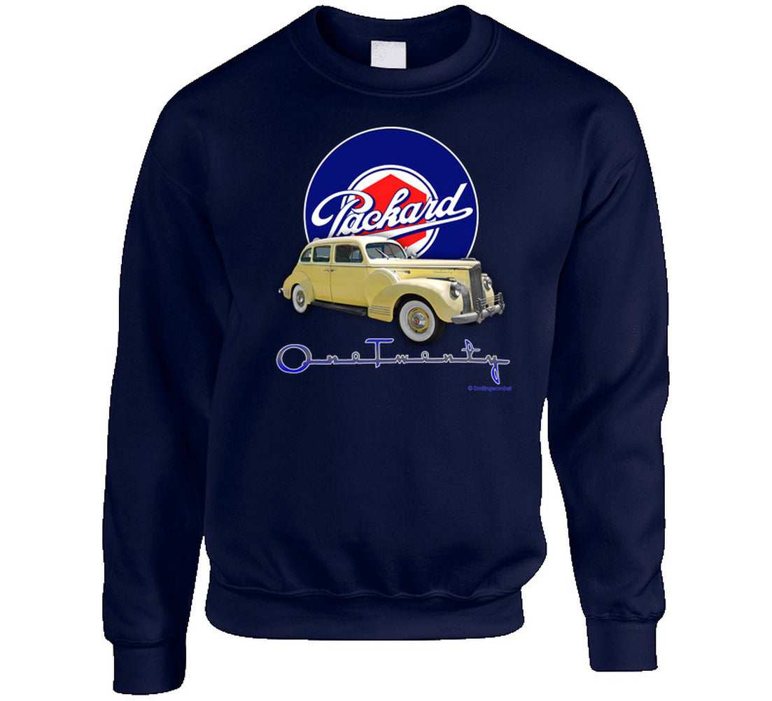  "Smiling Wombat 1931 Packard 120 Vintage Car Sweatshirt"