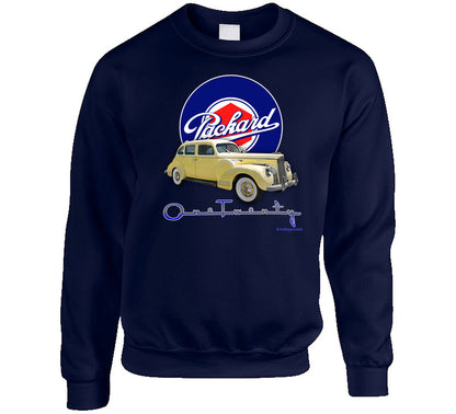  "Smiling Wombat 1931 Packard 120 Vintage Car Sweatshirt"