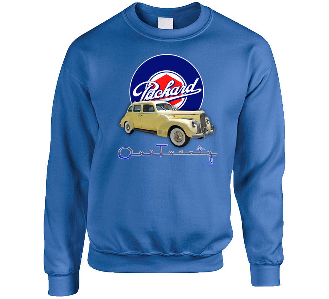  "Smiling Wombat 1931 Packard 120 Vintage Car Sweatshirt"