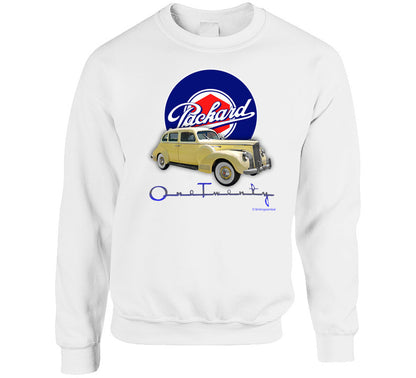  "Smiling Wombat 1931 Packard 120 Vintage Car Sweatshirt"