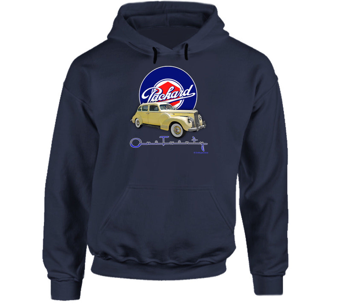 "Smiling Wombat 1931 Packard 120 Retro Car Hoodie"