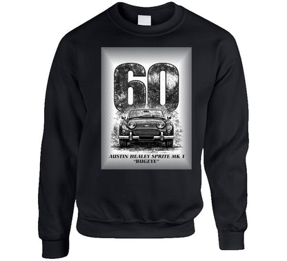 “Retro 1960 Austin Healey Sprite Bugeye sweatshirt – Smiling Wombat apparel”