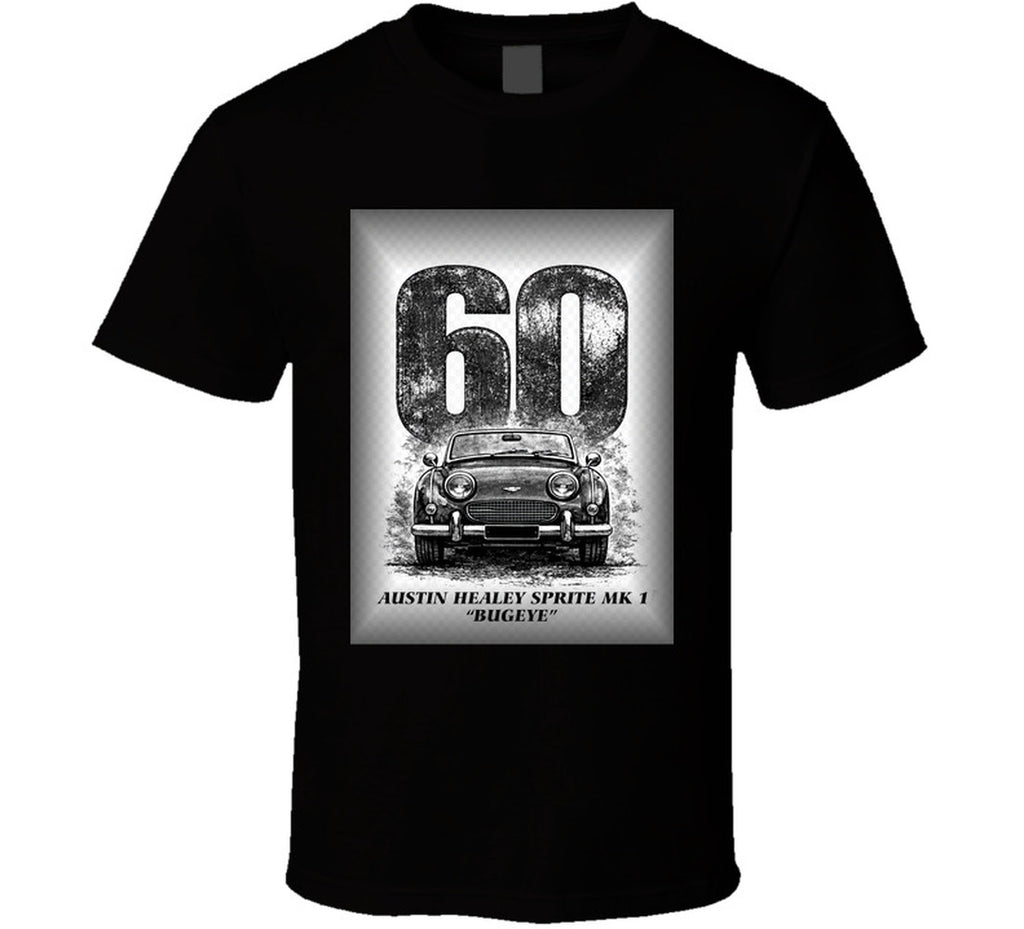 “1960 Austin Healey Bugeye Sprite graphic T‑shirt – Smiling Wombat”