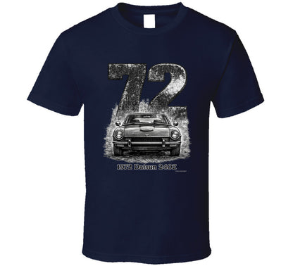 1972 Datsun 240Z vintage car T‑shirt by Smiling Wombat