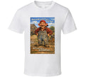 “Funny flannel man T-shirt – Smiling Wombat design”