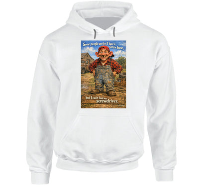 - “Goofy character hoodie with missing teeth – Smiling Wombat apparel”