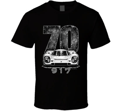 “1970 Porsche 917 Le Mans Winner Graphic T‑Shirt by Smiling Wombat”