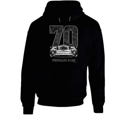 “1970 Ferrari 512S classic motorsport hoodie with Smiling Wombat humor”