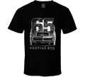 “1965 Pontiac GTO classic muscle car graphic T‑shirt by Smiling Wombat”