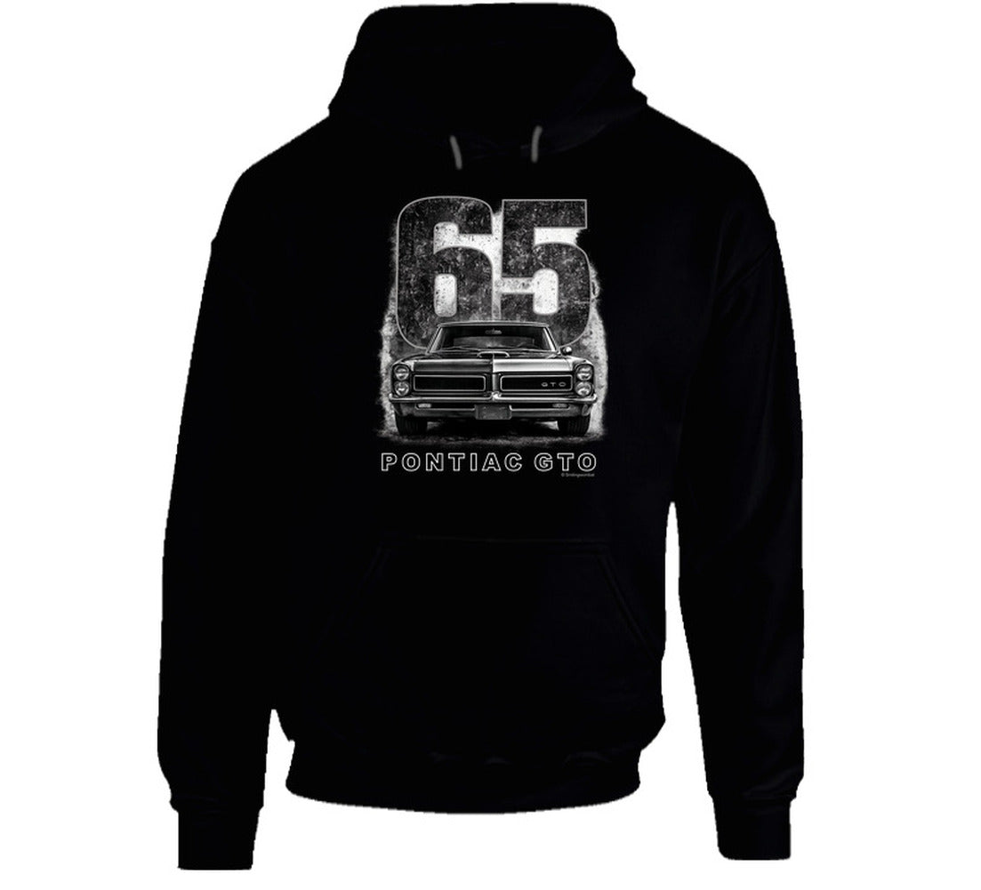 - “1965 Pontiac GTO vintage muscle car hoodie with Smiling Wombat humor”
