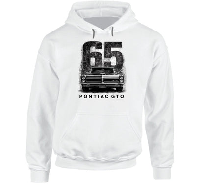 - “1965 Pontiac GTO vintage muscle car hoodie with Smiling Wombat humor”
